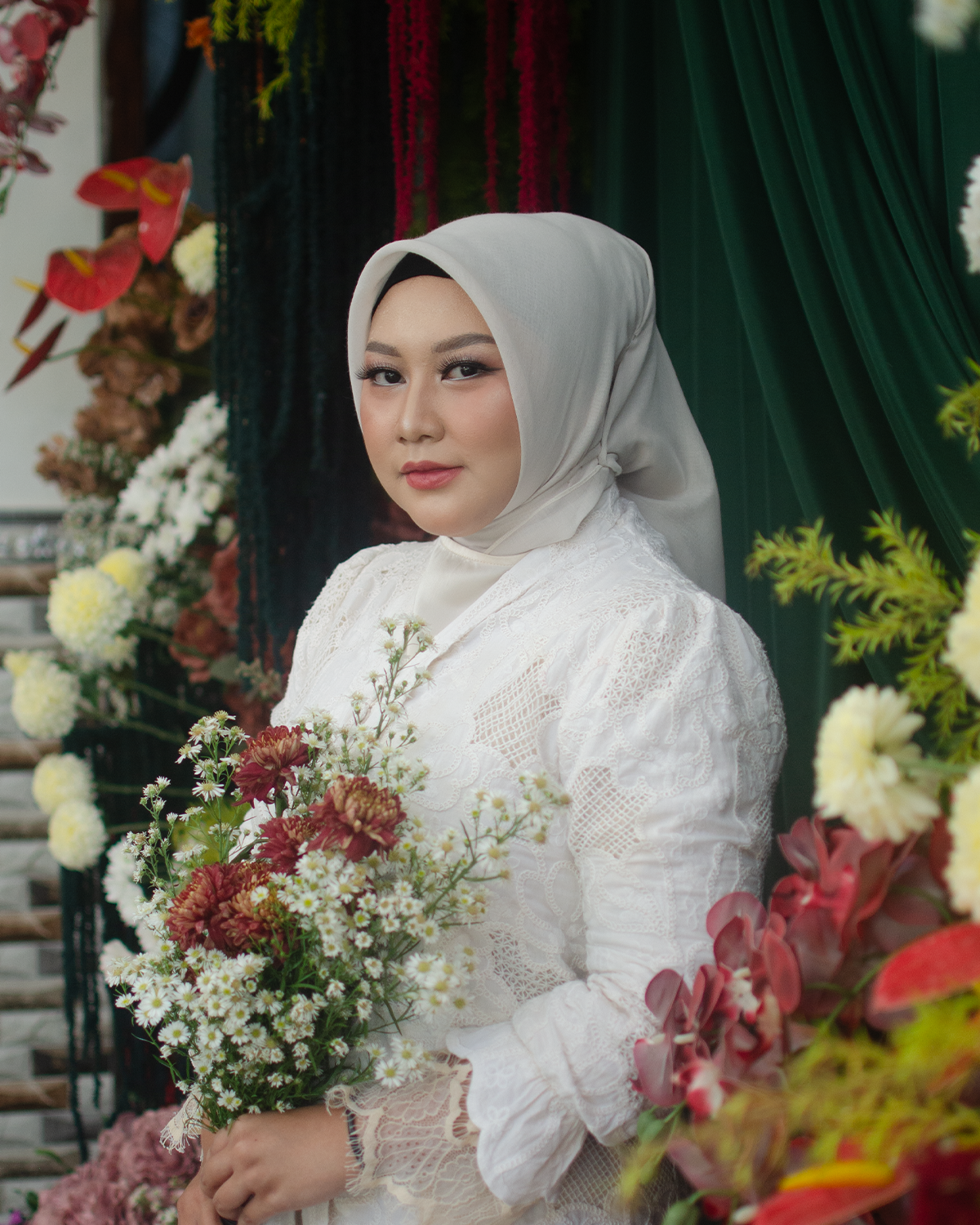 Foto mempelai wanita Risma